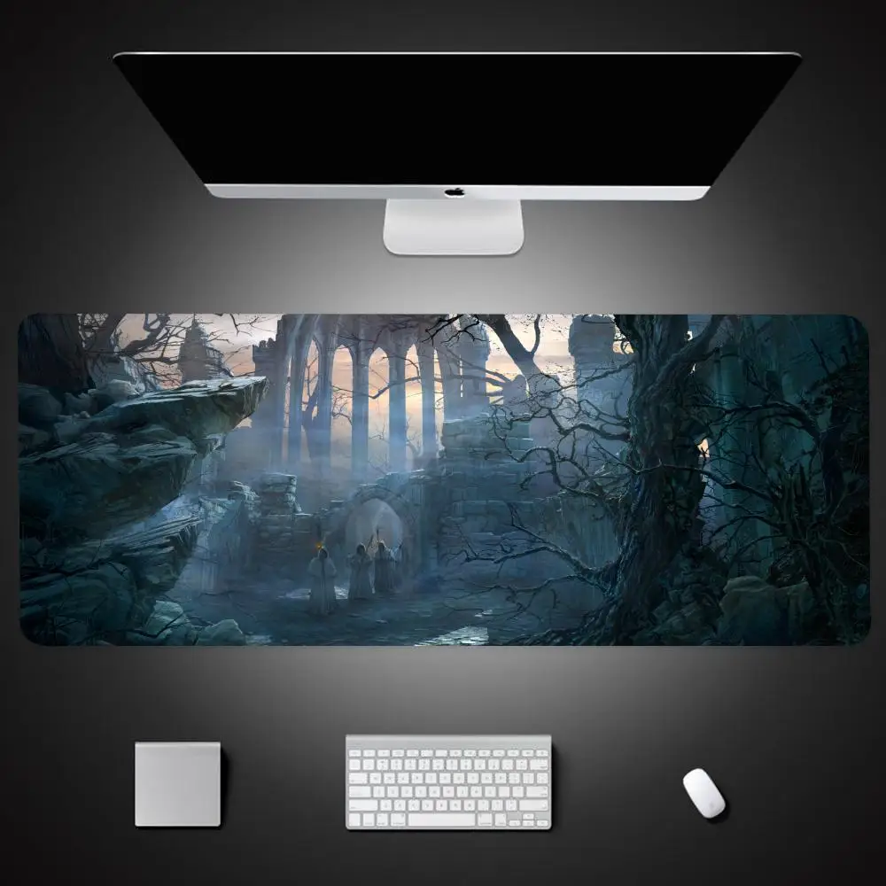 

G-Gothic Mouse Pad 70x40cm Art Carpet 1000x500mm Play Mats Office Mat Mousepad Rubber Gamer Mousepad DeskMat Computer Gaming Acc