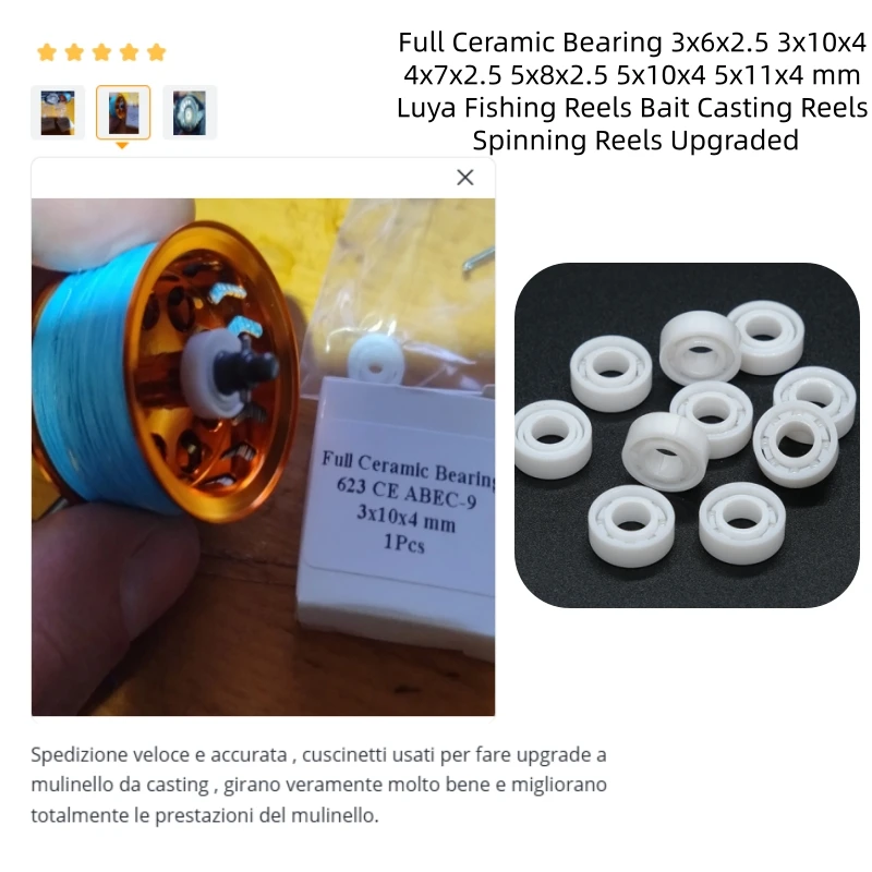 2/3/4/5P MR105 5X10X4 mm Vollkeramiklager ABEC-9 Keramik-Zirkonoxidlager MR63 MR74 MR84 MR85 MR95 MR104 MR105 MR106 MR115 – Detail 19