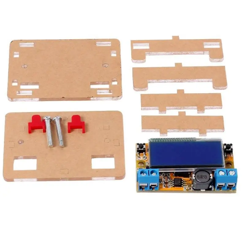 3A Adjustable Step Down Converter Dual Display DC-DC 5-23V to 0-16.5V Power Supply for Mobile Phone Repair Work