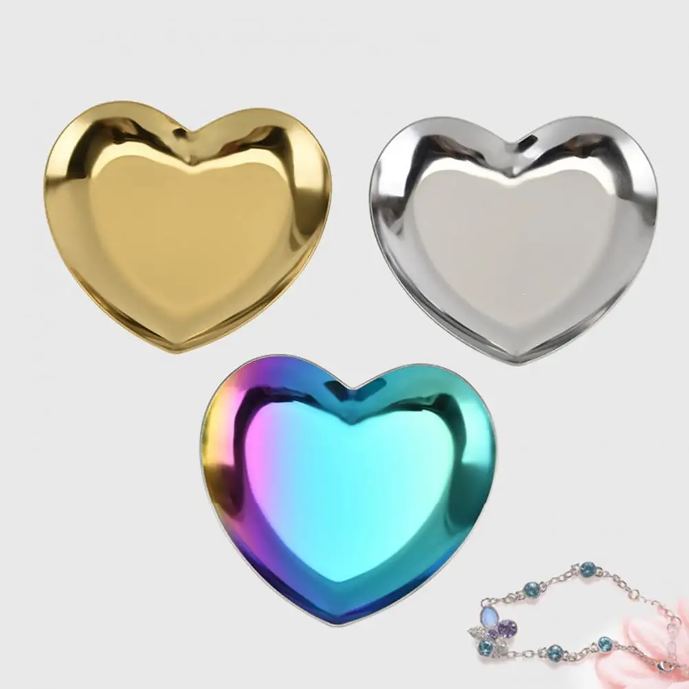 Porte-Bijoux en Acier Inoxydable Durable à Surface Lisse, Accessoire de Cosmétique Anti-rouille, pour l'Intérieur