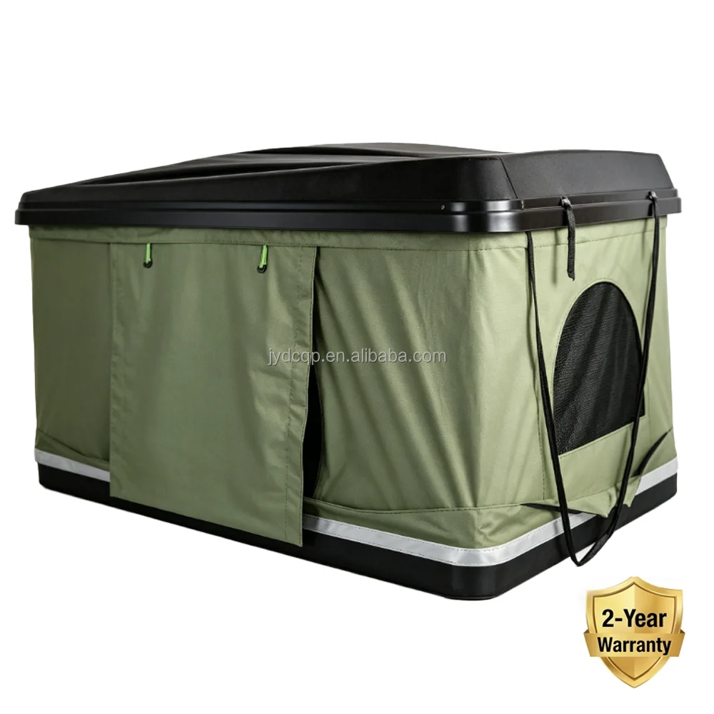 Professional Waterproof Hard Shell Rooftop Tent Luxury 2-3 Person Aluminum Car Camping Roof Top Tent For SUV Truck Off-road