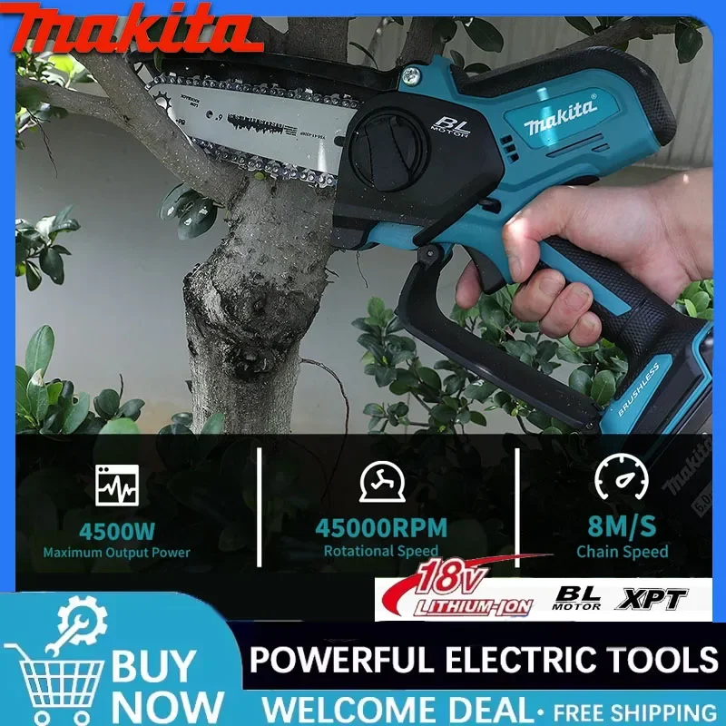 mini-scie-electrique-makita-outils-electriques-de-jardin-scie-a-chaine-electrique-scie-de-taille-outils-electriques-sans-fil-sans-balais-pour-batterie-18v