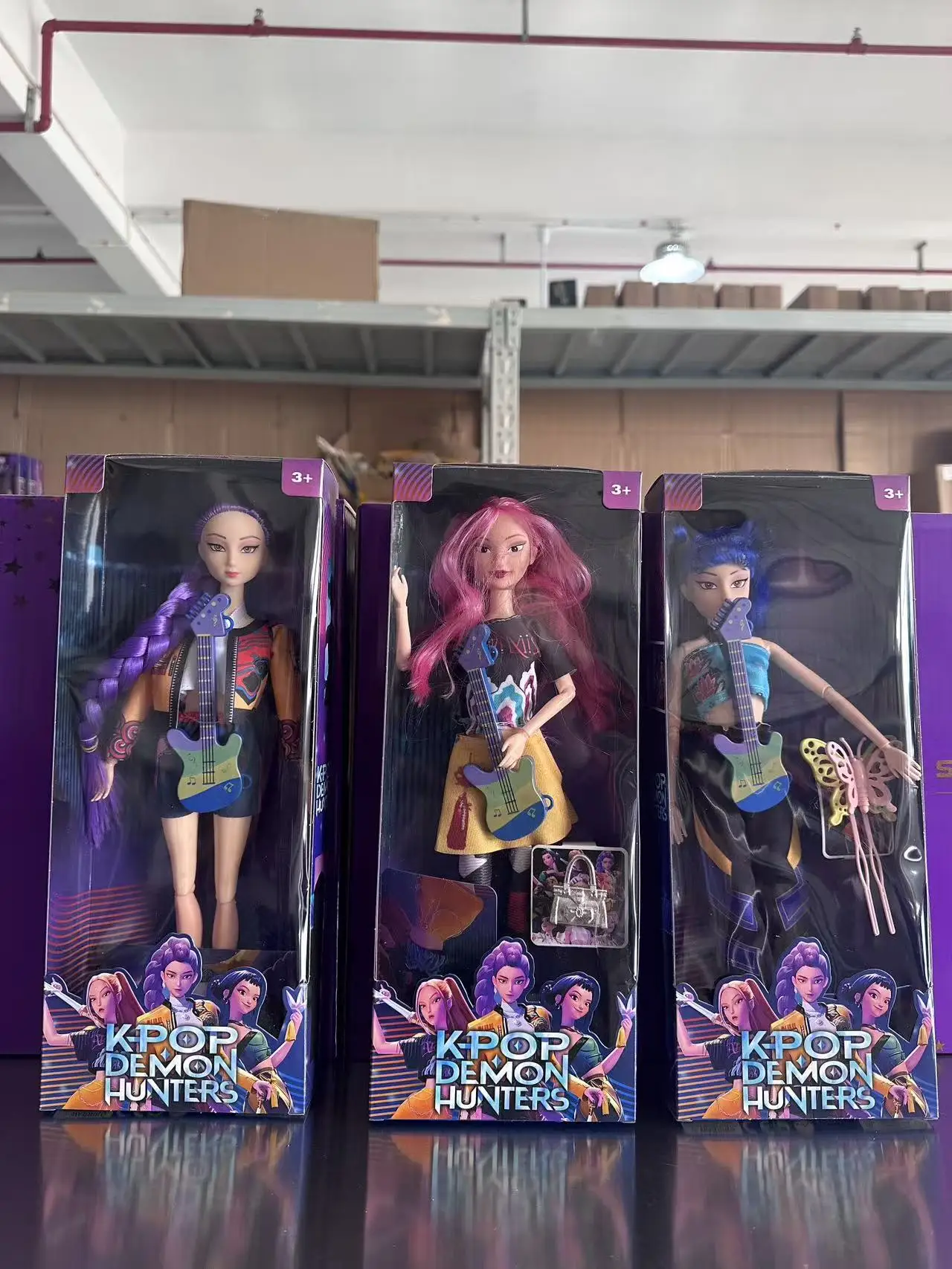 HOT Doll Kpop Demon Hunters Action Figure Dolls - Rumi Mira Zoey Bellissimo giocattolo in plastica fai da te per ragazze Ornamento Decorazione Regali