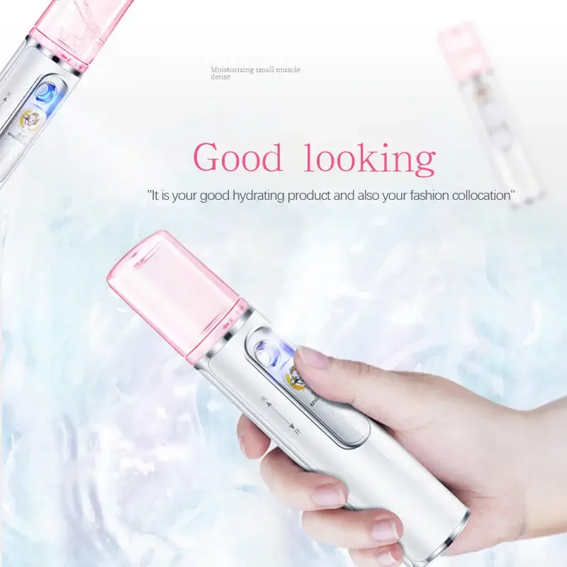 

Portable Mini USB Charging Nano Mist Sprayer Facial Steamer Nebulizer Moisturizing Face Skin Care Tools Beauty Instruments