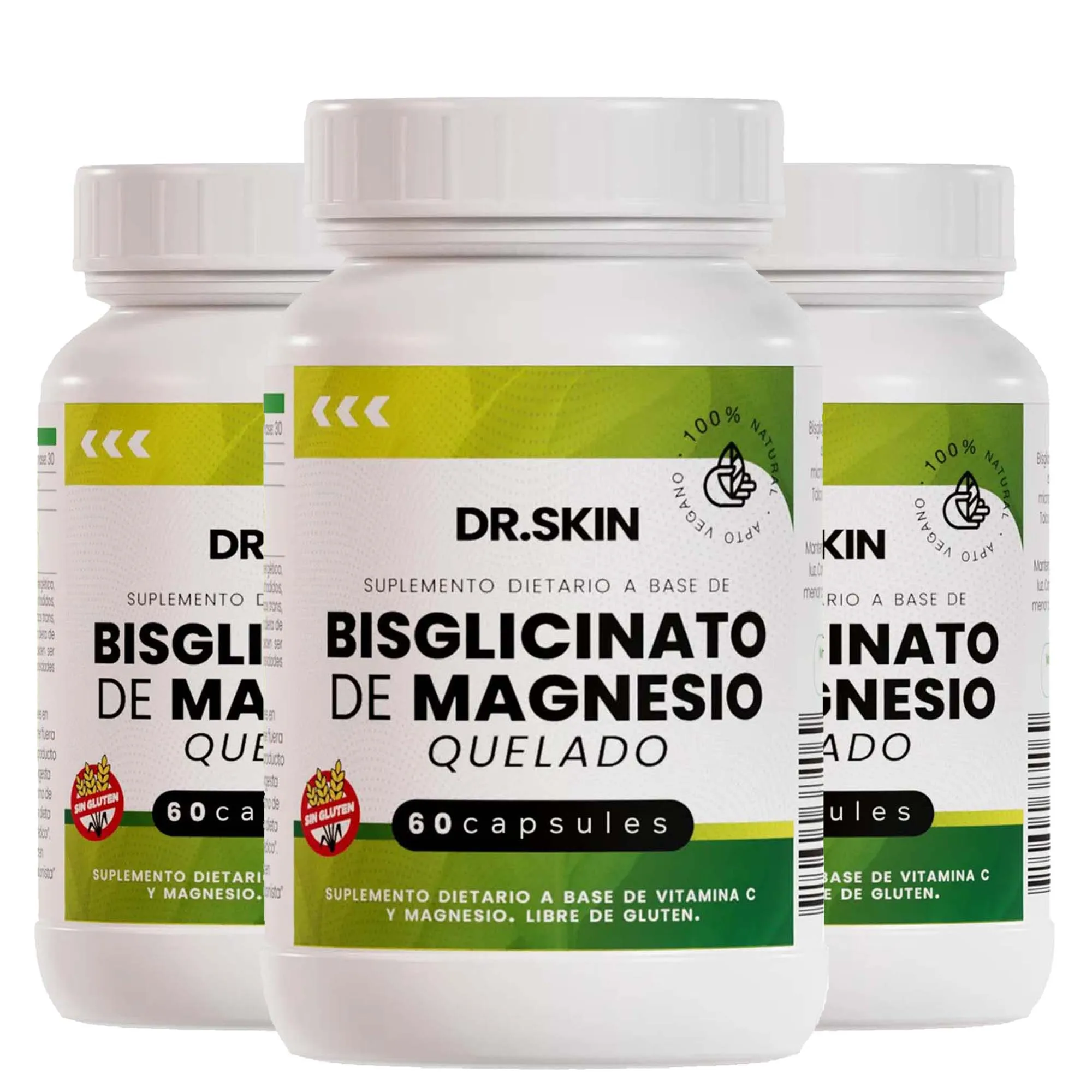 

Капсулы с глицинатами магния, высокая впитываемость с витамином С, поддержка диетических добавок, снятие стресса и тревоги