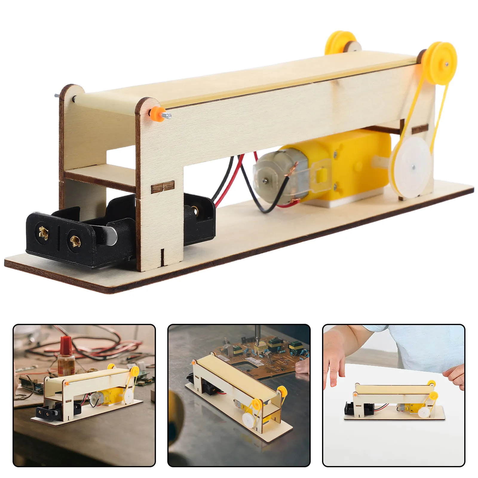 

Набор для сборки ленточного элеватора (1 комплект) – развивающий инженерный конструктор для детей, для научных экспериментов и обучения