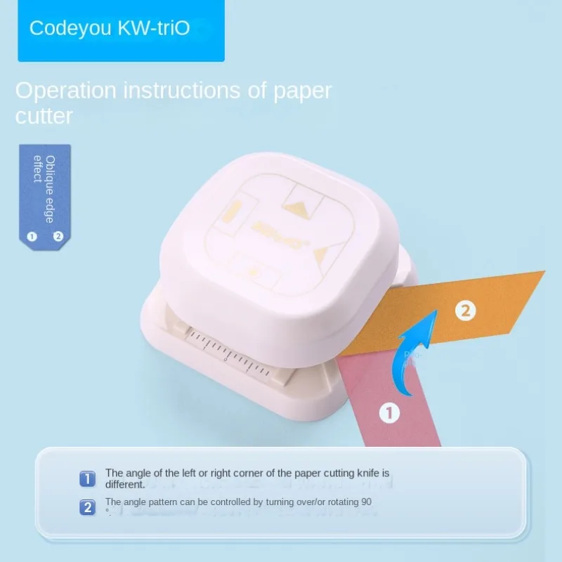 Imagem -05 - Trio-multifuncional Hole Puncher Cortador de Papel Manual Máquina de Corte em Relevo Artigos de Papelaria em kw