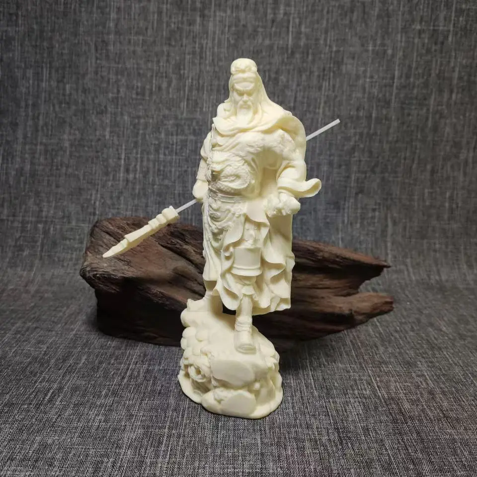 antique Bodhi seeds Guan Yu door god statue ornaments,Hand carved crafts,Decoration,collection,Free shipping