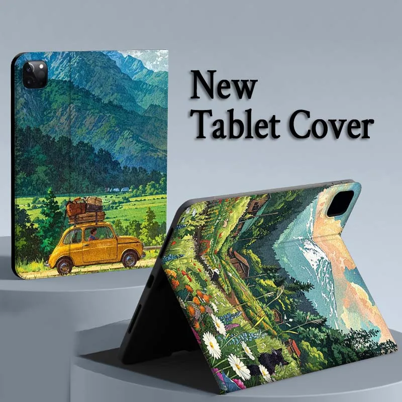

Beautiful natural landscape Case For iPad Air Mini Pro 7 6 5 9.7 11 10.5 12.9 Automatic Sleep/Wake Tablet