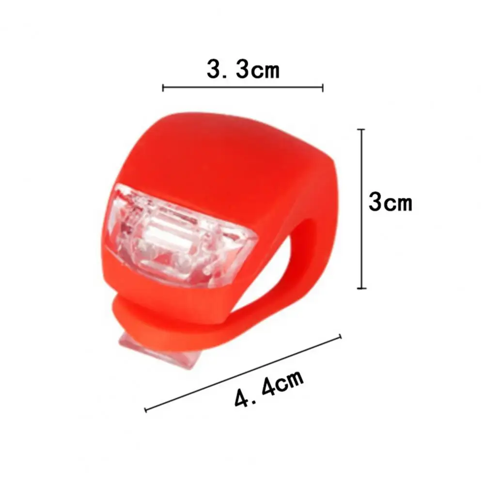 Reliable 3 Mode Bicycle Tail Light Wear-resistant Tail Frog Light LED Flash Front Wheel Bike Light Cycling Equipment