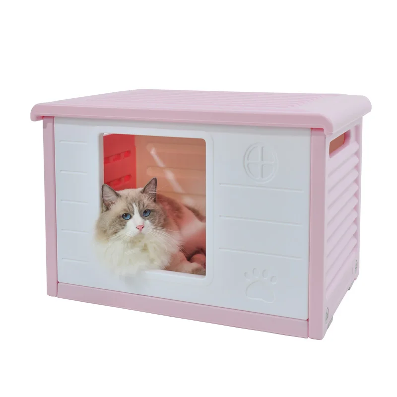 

Pet litter kennel outdoor rainproof medium and small dogs and pets shared plastic removable and washable outdoor large litter