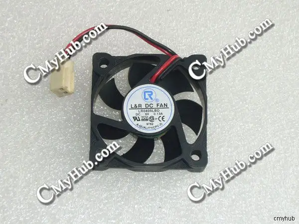 For L&R LR0405LBD DC5V 0.13A 4010 4CM 40MM 40X40X10MM 2pin Cooling Fan LR0405LBD