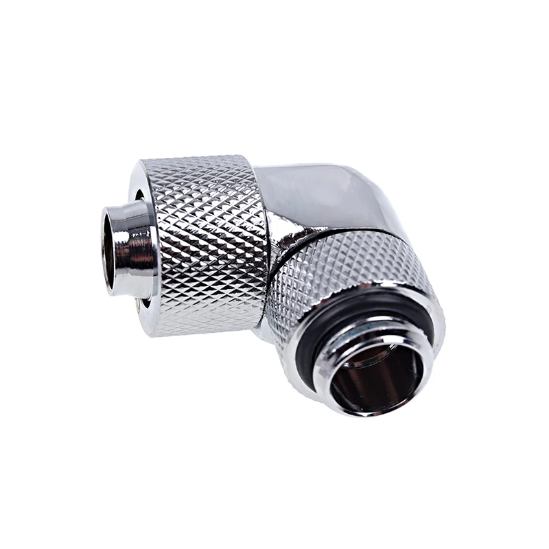 Alphacool Eiszapfen 13X10Mm Nén Lắp 90 ° Xoay Được G1/4 ", Đồng Thau nước Làm Mát Ống Kết Nối, Hình Dáng 90 ° Góc Cạnh