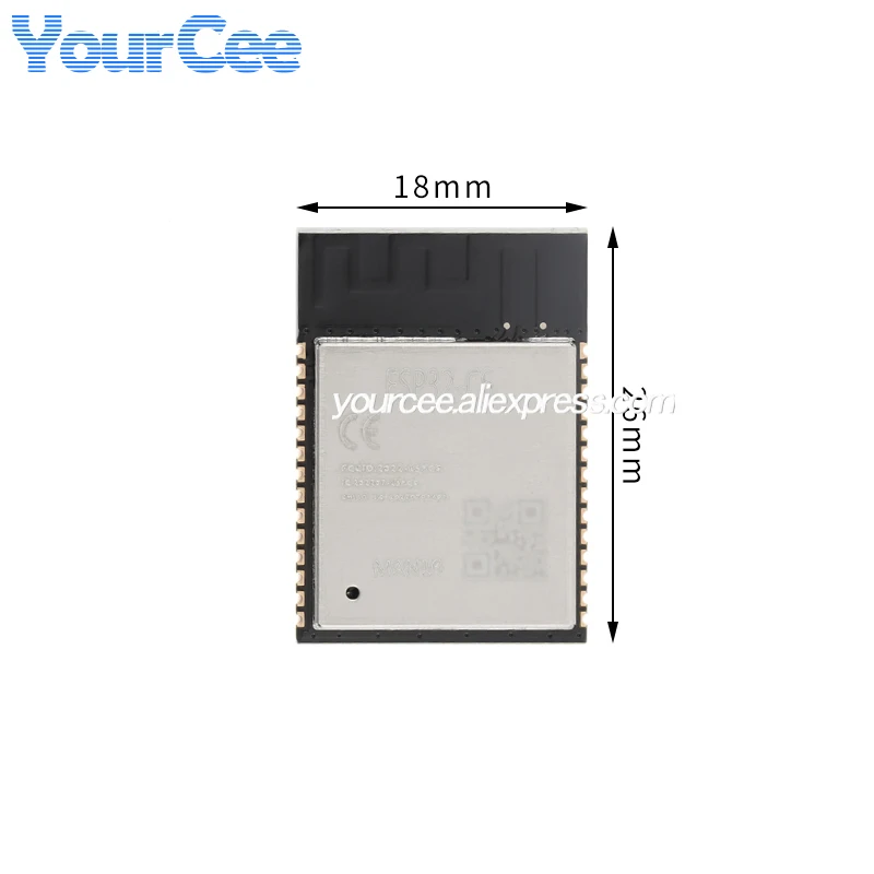 10pcs/1pc ESP32-C6 ESP32-C6-1-N4 N8 N16 Wireless Wifi Wi-Fi 6 Ble 5.0 Zigbee3.0 Thread 32-bit RISC-V MCU Module ESP32C6 ESP32-C6