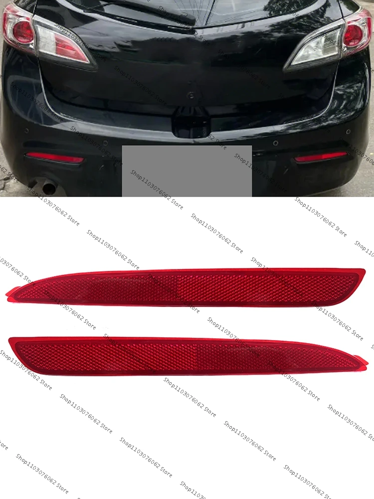 For Mazda 3  BL 2009 2010 2011 2012 2013 For Hatchback For Sedan Rear Bumper Reflector Brake Light Fog Lamp