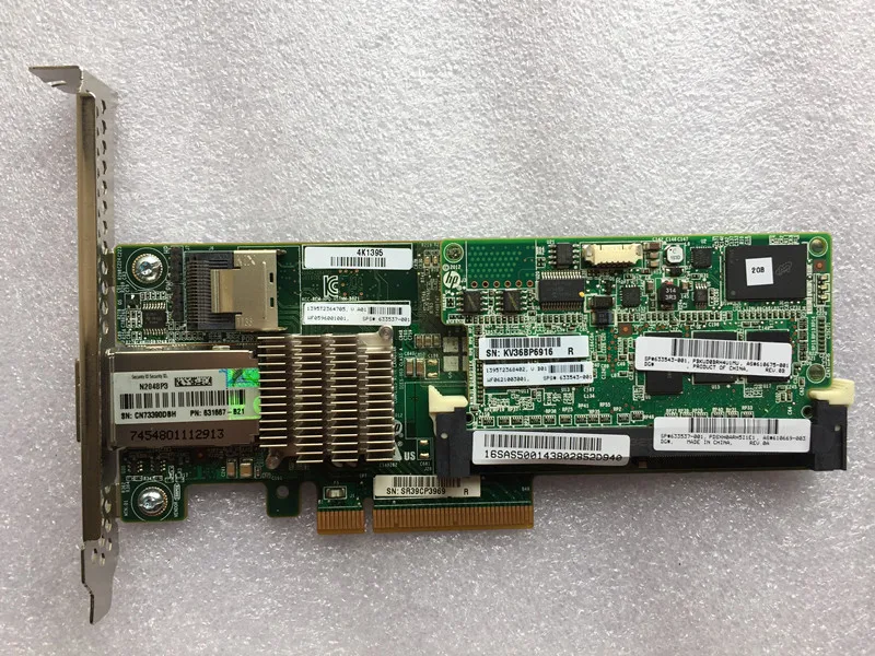 633537-001 Thông Minh Mảng P222 2G/512M Cache PCI-E SAS Đột Kích Bộ Điều Khiển