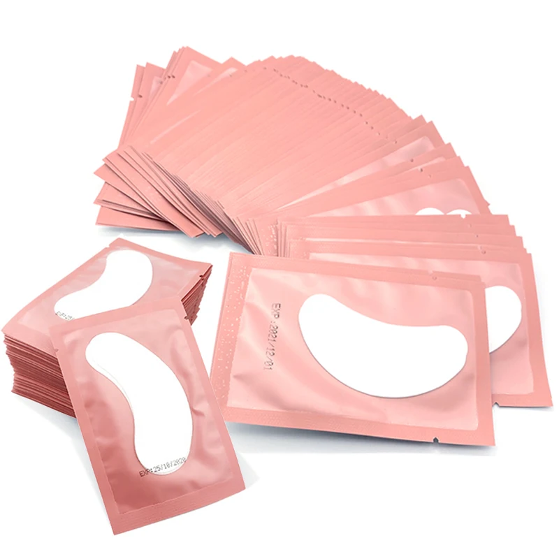 50/100 Under Eye Pads for Eyelash Extension Paper Patches Lint free Grafted Eye Stickers  Hydrogel Eyelashes Patch makeup tools