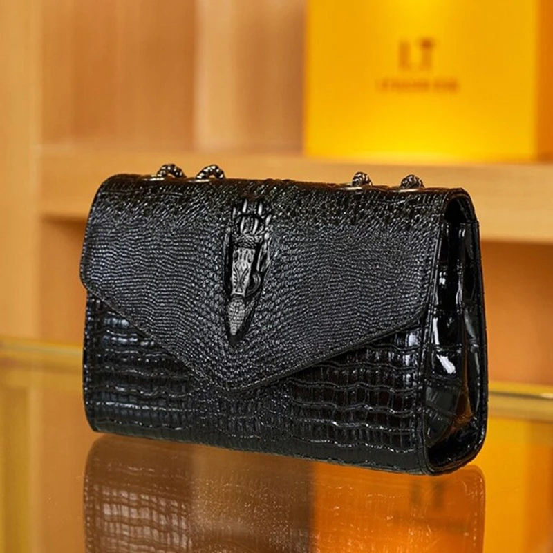 Handbag Small Shoulder Crossbody Bags for Woman Korean New 2024 Fashion Clutch Brand Handbags Women Bag Crocodile Messenger Bags