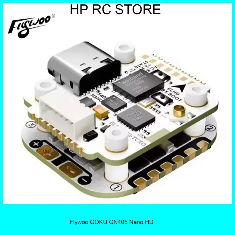 

Flywoo GOKU GN405 Nano HD 35A Stack V3 - TXCO ELRS 2.4g, Plug-and-Play for O4/O4 Pro