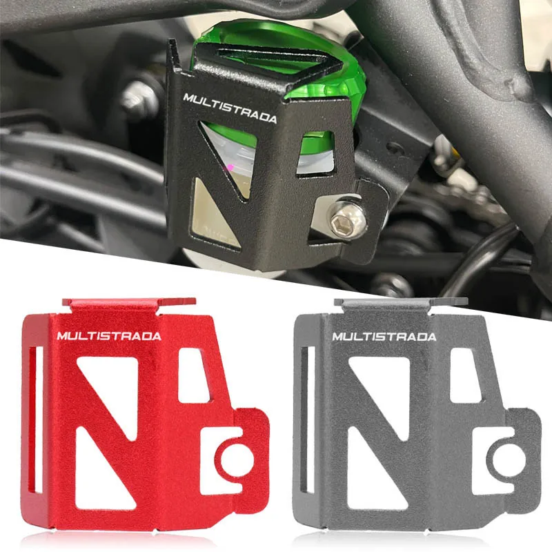 

For Ducati Multistrada MTS 950 1100 1200 1200S 1200GT 1260 Motorcycle CNC Rear Brake Fuel Tank Oil Cup Cover Protector Case