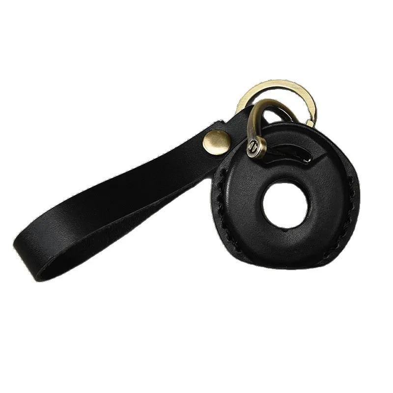 Compatible with Honda Monkey125 CT125 Dax125 Handmade Leather Key Pouch Mini Moto Key Fob Case Keychain Accessories