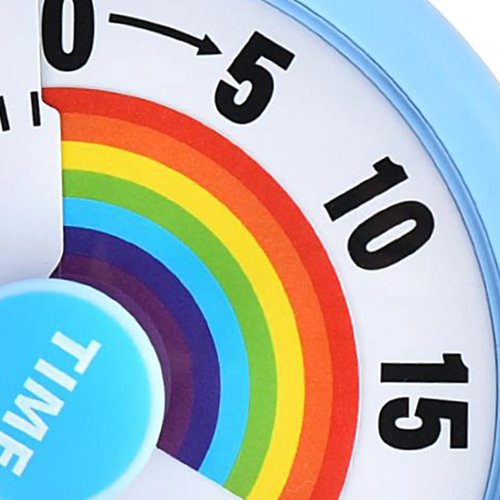 Visual Kids Timer 60-Minute Countdown Rainbow Disk Silent Children's Visual Desk Timer For Kids Boys Teens Adults Home Kitchen