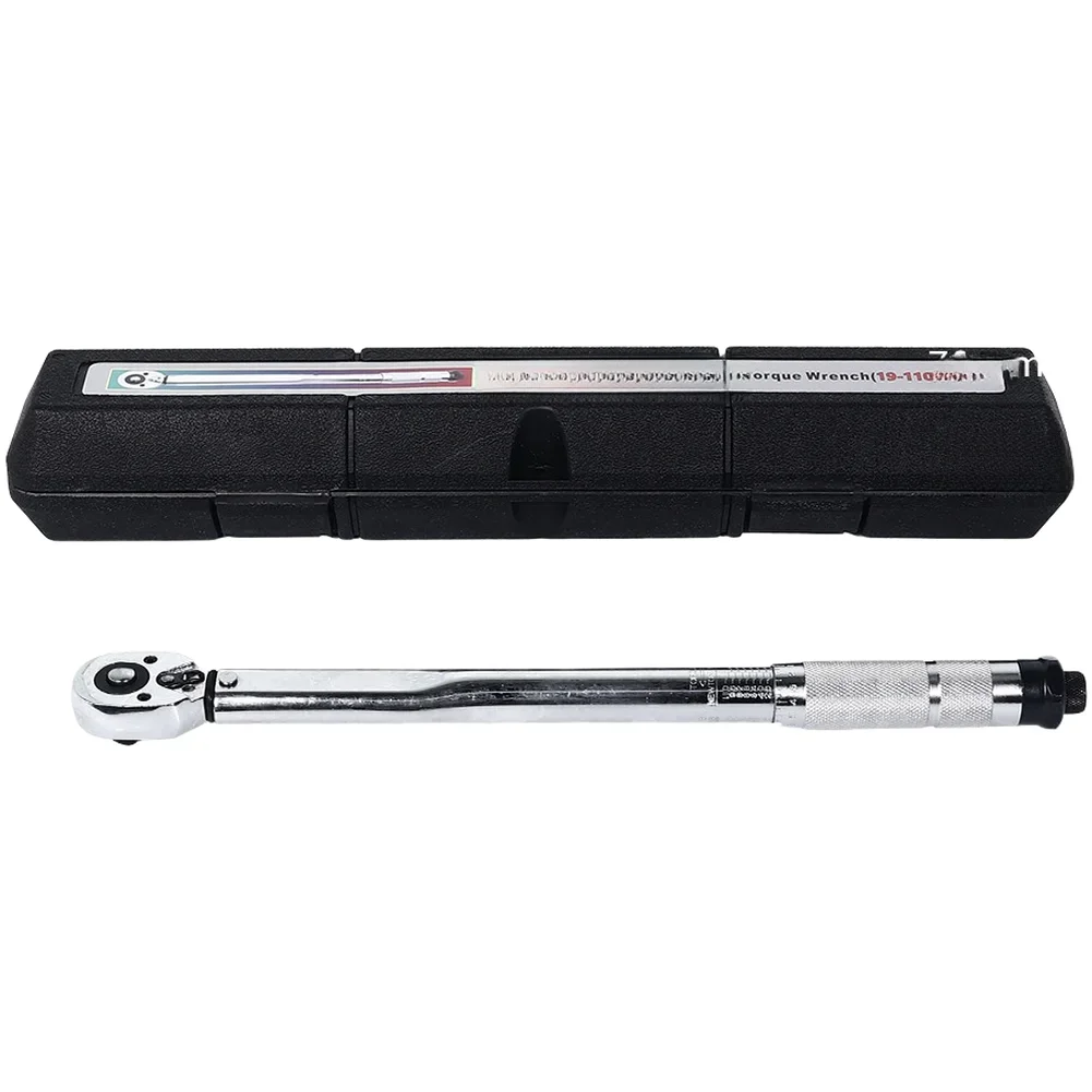 Adjustable Torque Wrench Set with 1/4 Inch 3/8 Inch and 1/2 Inch Drive Sizes for Precision Fastening Applications