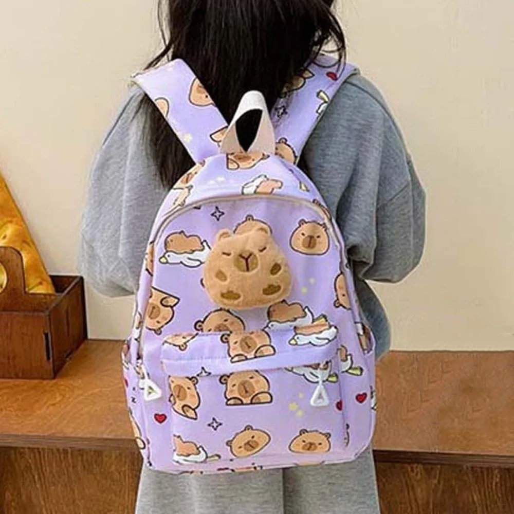 mochila-de-nylon-com-alcas-largas-e-estampa-de-capivara-dobravel-multifuncional-grande-capacidade-para-escola-e-decoracao-de-bonecas
