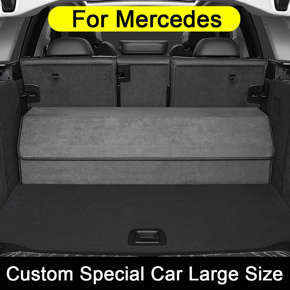 

Custom Car Trunk Organizer Box Large Capacity Folding Multiuse Storage Bag For Mercedes Benz AMG CLA GLC GLA W203 W210 W211 W204