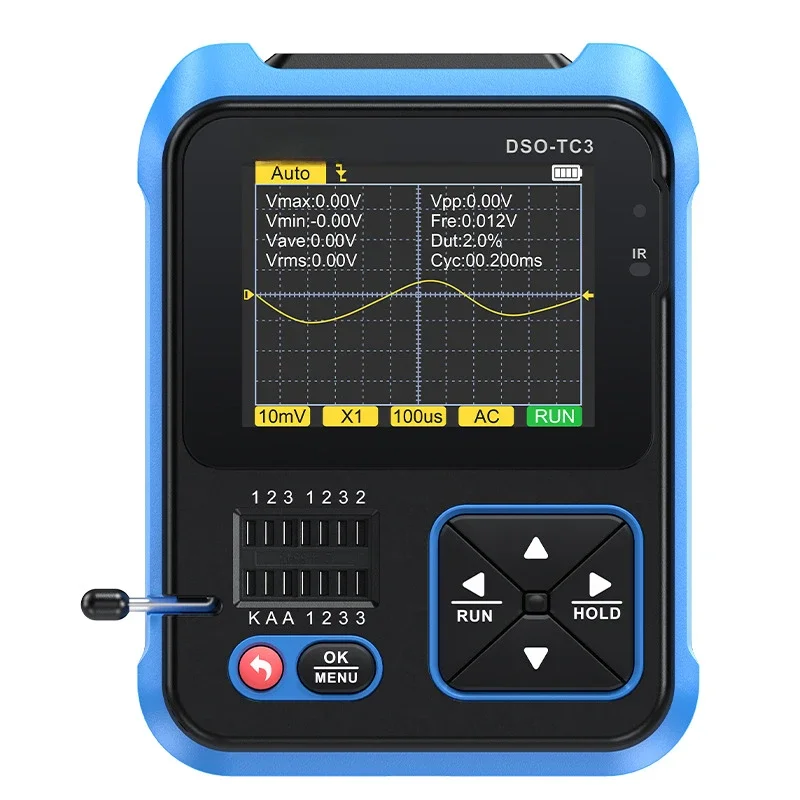 Digital Oscilloscope DSO-TC3 Transistor Tester Lcr Meter Three-in-One Portable Handheld Small