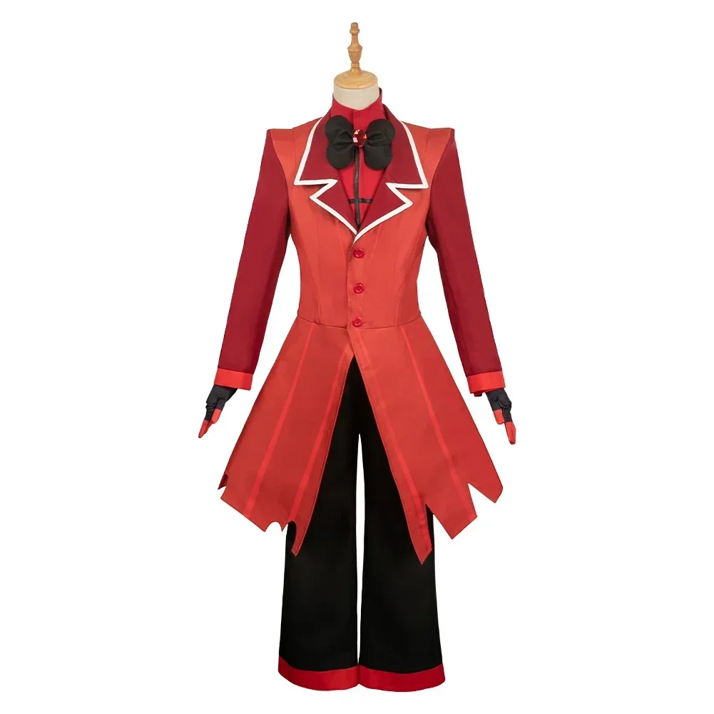 Alastor Cosplay Set – Fantasy Gloves & Bow Tie Outfit for Adult Men Halloween Roleplay / Hotel Disguise Costume view 5