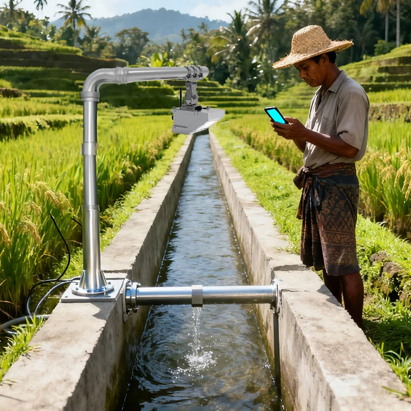Non Contact Radar Flow Meter For Measuring Outlet Treated Wastewater In Partially Filled Pipe