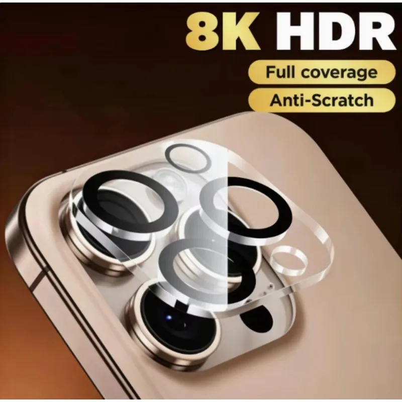 HD Lens Protective Glass For iPhone 18 17 Pro Max Back Camera Protector Tempered Glass For iPhone 16 15 14 Pro Max Len Film