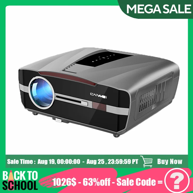 

New Ultra High-definition Office Wifi Projector Home Meeting Room Outdoor Super Bright LED Projector Support Full HD 4K 1080P