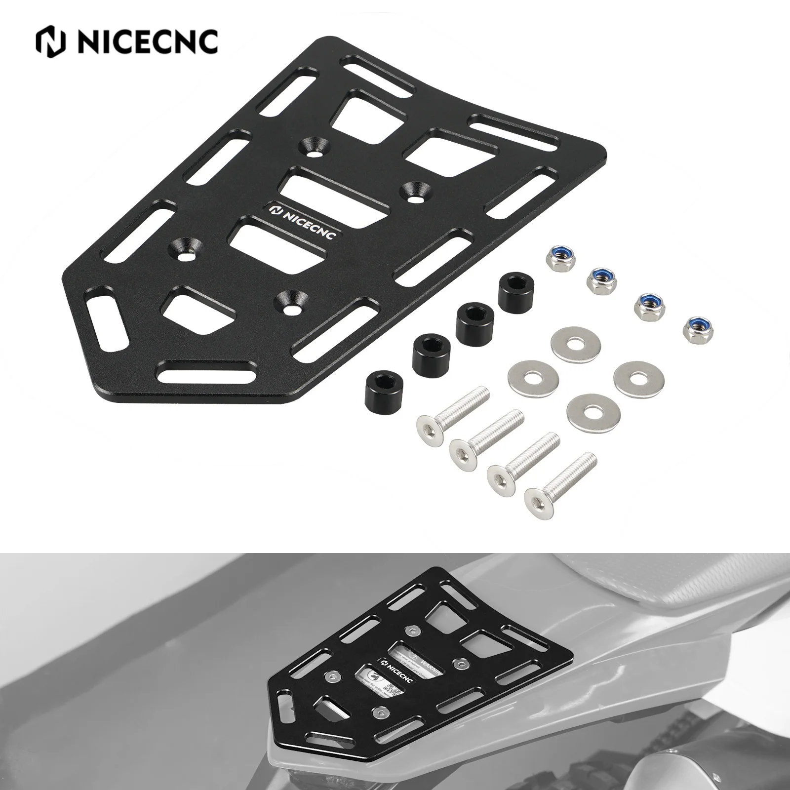 NICECNC For Yamaha YZ YZF WRF Suzuki RMZ RMX DRZ 400 Kawasaki KX KXF Honda CR CRF CRFX 450 250 125 Motorcycle Tail Luggage Rack