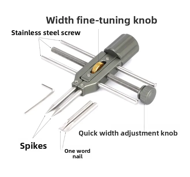 The use range of adjustable mirror wrench is 8-100mm, lens maintenance, mirror opener, optical clasp wrench