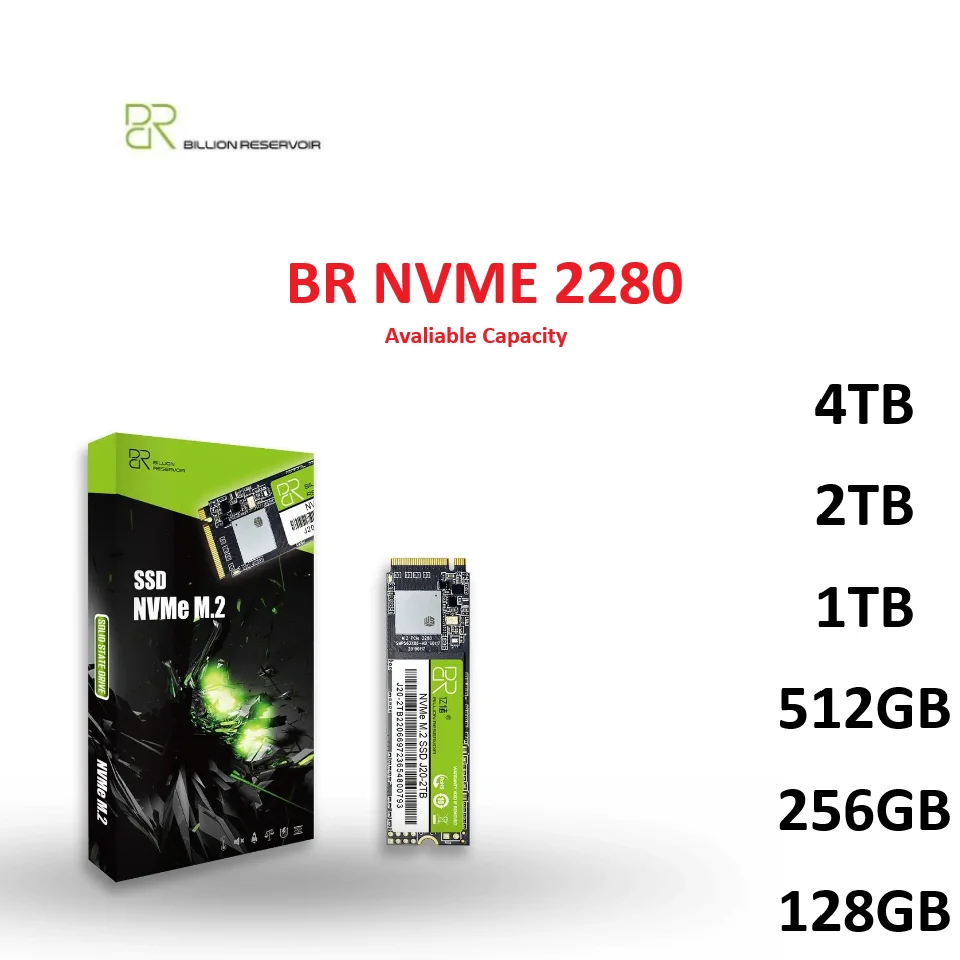 BR Solid State Drive M.2 NVMe 128G SSD J20 256GB M2 NVMe 512GB 1TB 2TB ฮาร์ดดิสก์ภายในสําหรับแล็ปท็อปเดสก์ท็อปแท็บเล็ต