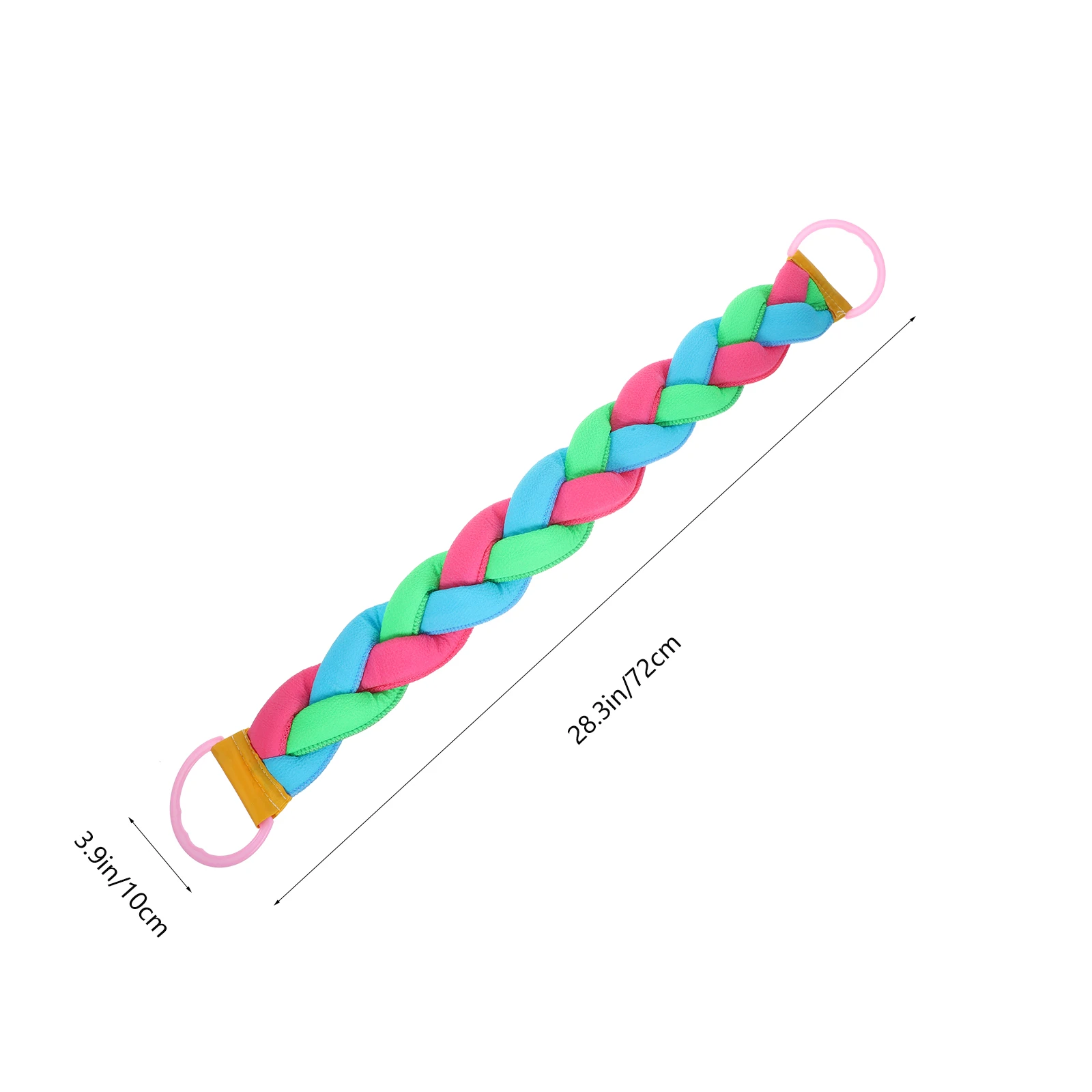 

Long Bath Multi Function Exfoliating Towel Back Scrubbing Towel Durable For Daily Body Cleaning With Pull Rings