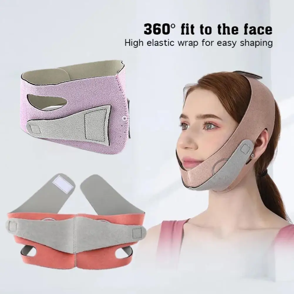 V Line Mask Facial Slimming Strap Breathable Bandage Belt Double Chin Reducer Reusable Face Lifting Tool Face Beauty Mask