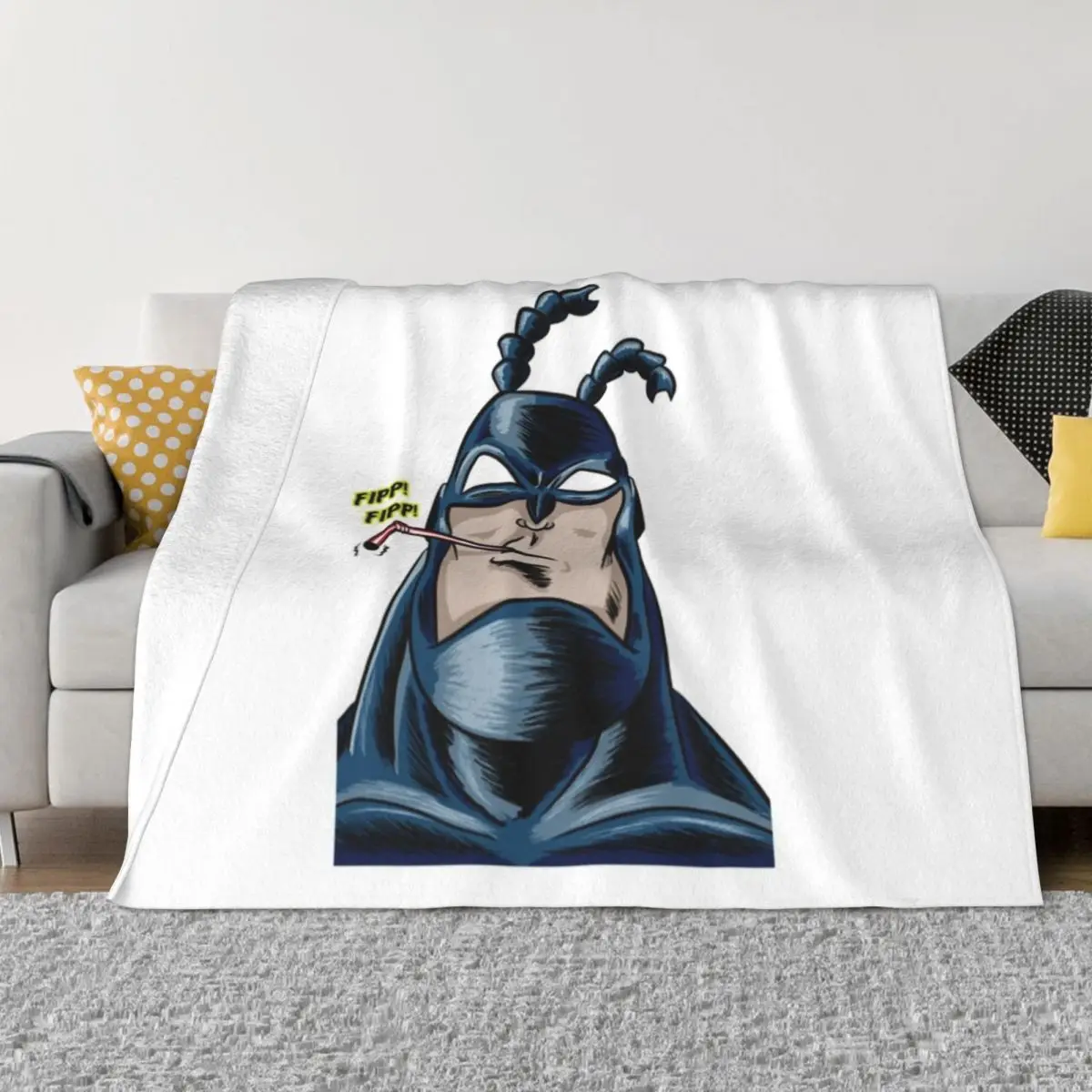 

The Tick T-ShirtThe Tick Throw Blanket Dorm Room Essentials Stuffed Blankets Blankets Sofas Of Decoration Soft Plaid