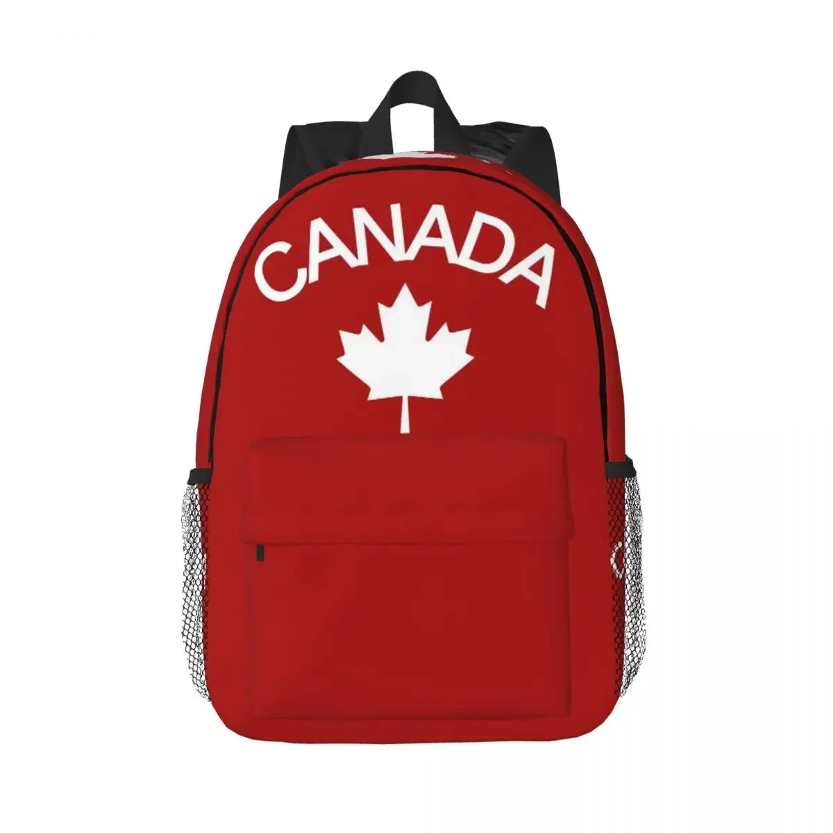 

Белый рюкзак с флагом Канады и кленовым листом, Лидер продаж, рюкзак для мальчиков и девочек, сумка для книг, сумки на плечо для мужчин, женщин, детей, школьная сумка