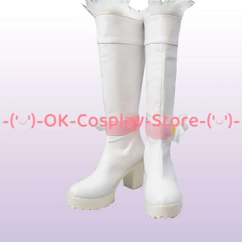 [حسب الطلب] لذا أنا عنكبوت، لذا ماذا؟ كومو ديسو، ناني كا؟ Kumoko Ariel تأثيري حذاء لعب الأدوار كرنفال حفلة بو الأحذية الجلدية