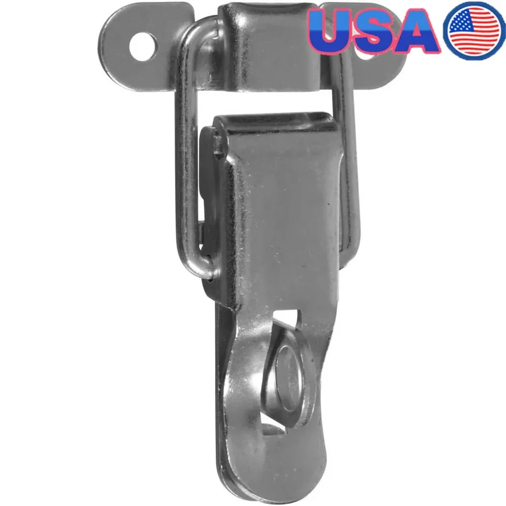 

Lockable Draw Catches Zinc Plated Steel Latches Secure Closing Easy Installation Vertical Horizontal Applications 2 Pack