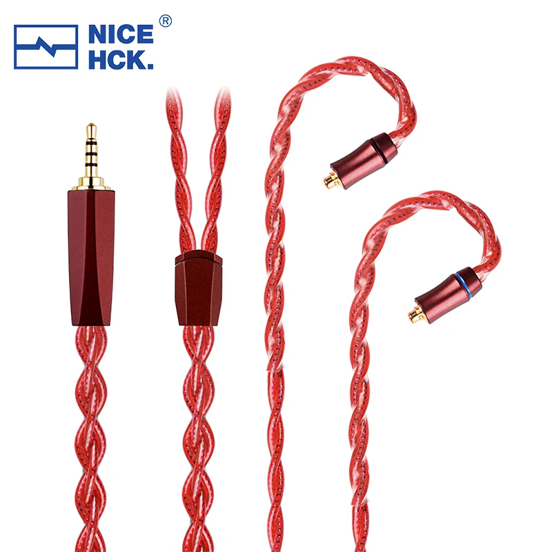 

NiceHCK Maple Flagship Litz Cable Lanthanum Based Rare Earth Copper Alloy Earbud Wire3.5/2.5/4.4 MMCX/0.78/N5005 Pin for FD7 MK4