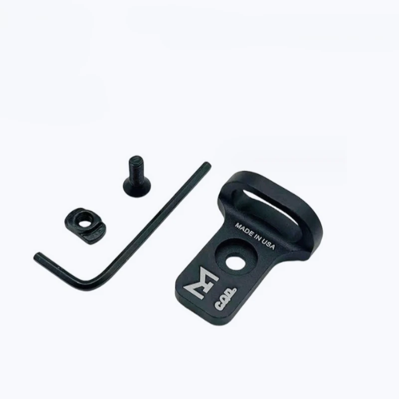 CNC Metal M-LOK Tactical QD Sling Mount Buckle CQB Shoulder Strap Button Adapter For MLOK Rail HK416 AR15 view 2