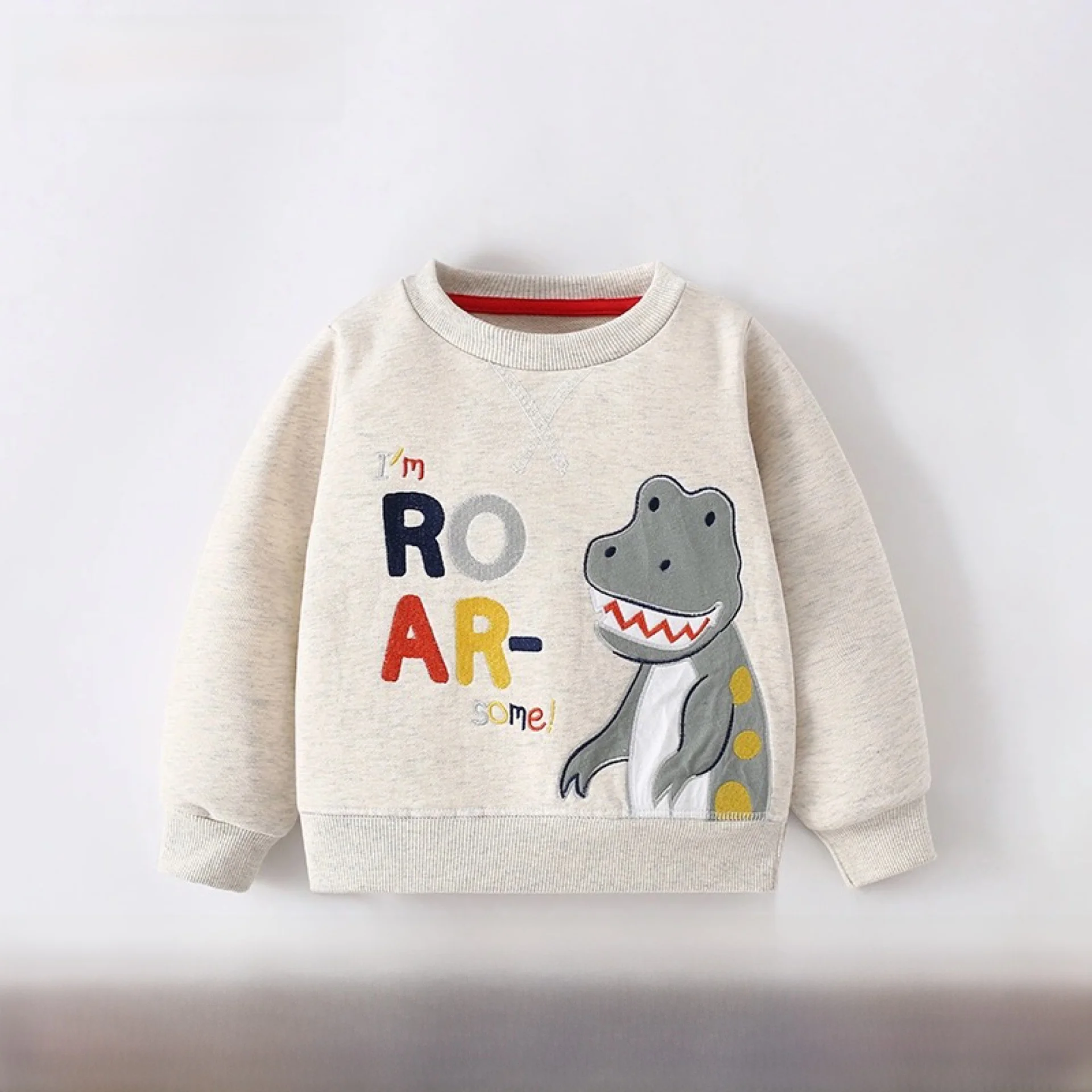 

Детский свитшот Malwee круглый Ne Long Sve, повседневная хлопковая Fce, осенне-зимняя модная детская одежда