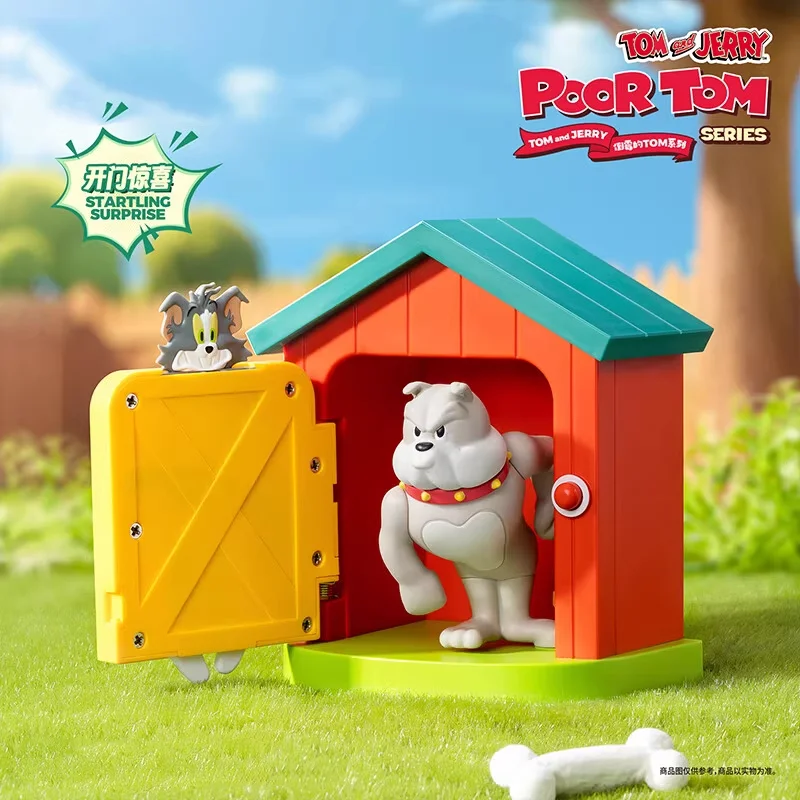 Simpatico cartone animato classico divertente Tom e Jerry Blind Box Povero serie Tom Action Figure Kawaii Gatto e topo Anime Modello Ornamenti Giocattoli