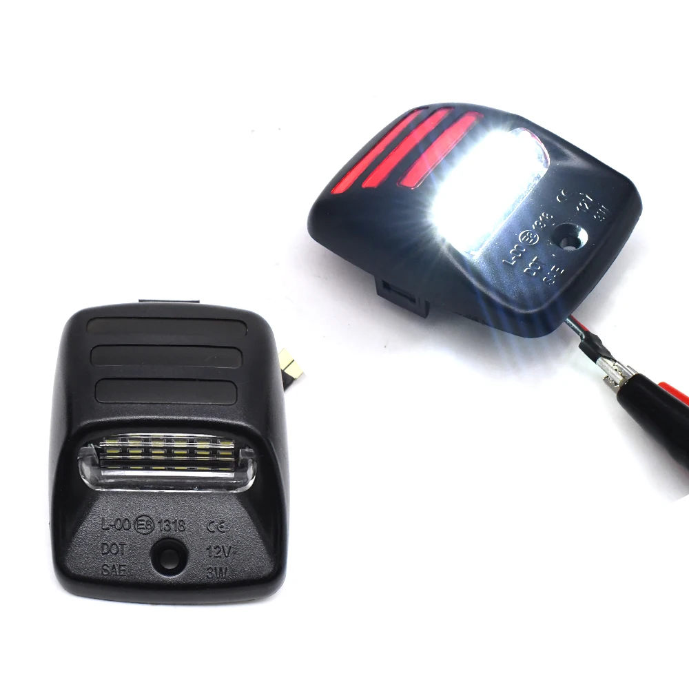 Car Luz LED Number License Plate Lights Backlight Lamp Neon Tube Bulbs For Toyota Tacoma 2005-2015 Tundra 2000-2013 Luce Targa