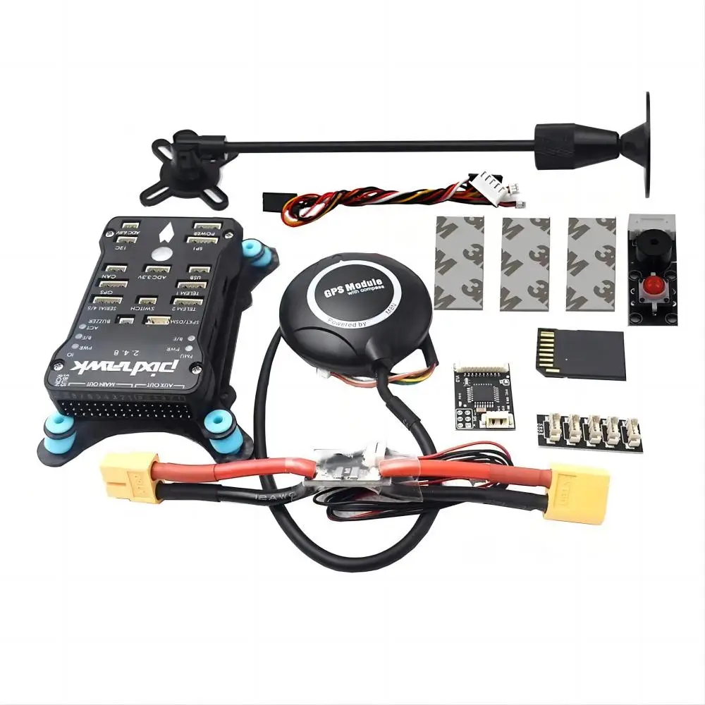 New Hot Pixhawk PX4 PIX 2.4.8 32 Bit Flight Controller Autopilot with 4G SD Safety Switch Buzzer PPM I2C RC Quadcopter Ardupilot