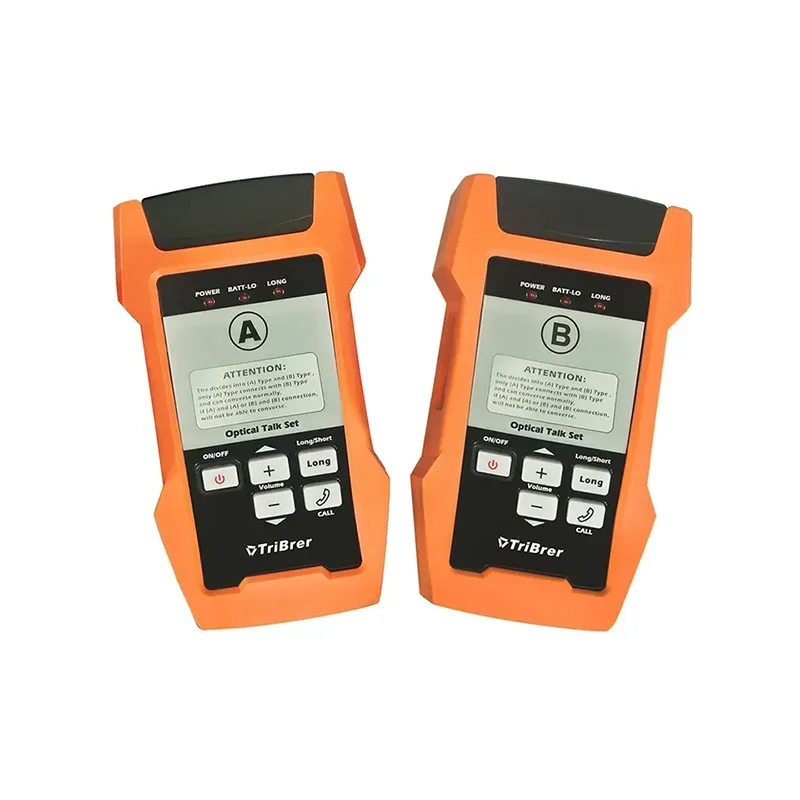 Optical Talk Set AOT600 1310&1550nm Full Duplex Communication Fiber Optic Cable Tester 45dB 120KM Light source capabilities